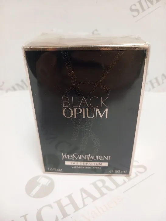 BOXED AND SEALED YVES SAINT LAURENT BLACK OPIUM EAU DE PARFUM SPRAY 50ML