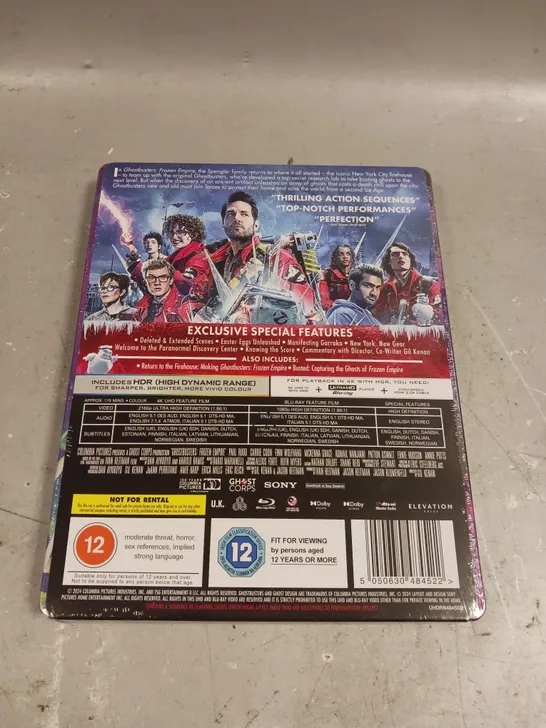 SEALED GHOSTBUSTERS FROZEN EMPIRE STEELBOOK EDITION BLU-RAY 