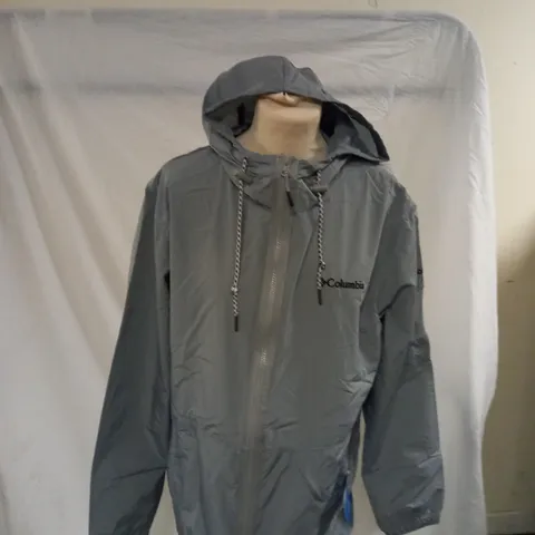 GREY COLOUMBIA WINTER RAIN COAT SIZE M 