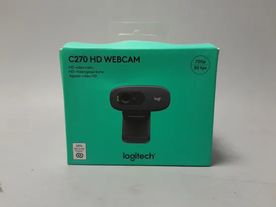 BOXED LOGITECH C270 HD WEBCAM 720P