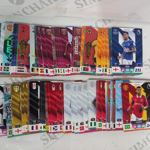 LOT OF ASSORTED PANINI PREMIER LEAGUE TRADING CARDS