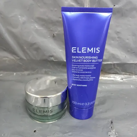 ELEMIS SKIN NOURISHING VELVET BODY BUTTER AND PRO-COLLAGEN OXYGENATING NIGHT CREAM