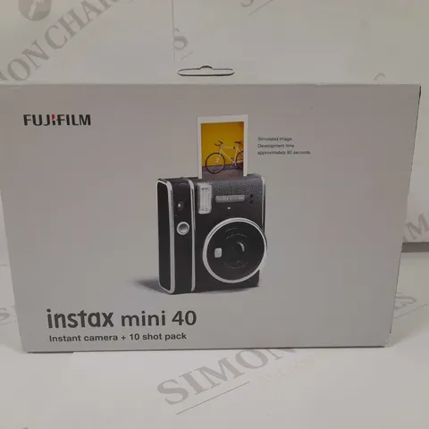 BOXED FUJIFILM INSTAX MINI 40 INSTANT CAMERA