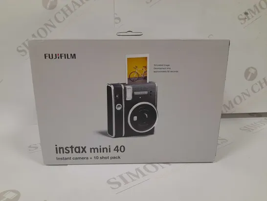 BOXED FUJIFILM INSTAX MINI 40 INSTANT CAMERA