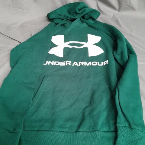 MENS LOOSE UNDER ARMOUR JUMPER IN GREEN 