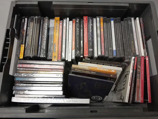 APPROXIMATELY 45 ASSORTED CDS TO INCLUDE SOEN, THE DOORS, DEFTONES, ETC