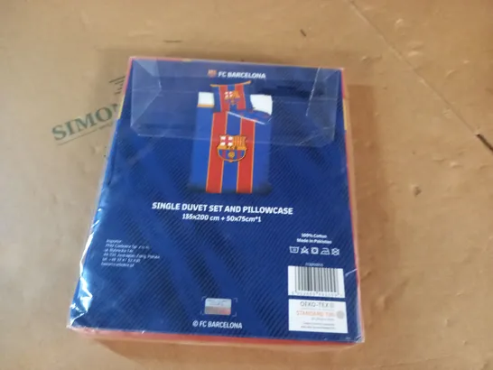 F.C.BARCELONA SINGLE DUVET SET 