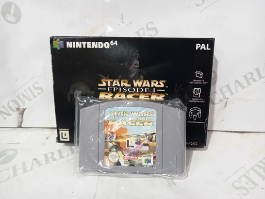 NINTENDO 64 GAME CARTRIDGE - STAR WARS EPISODE 1 RACER