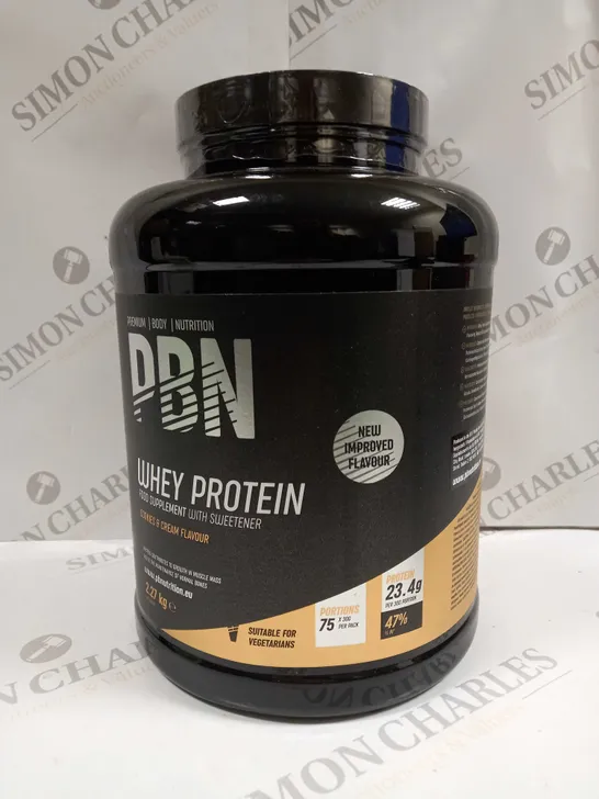 PBN WHEY PROTEIN COOKIES & CREME FLAVOUR 2.27KG 