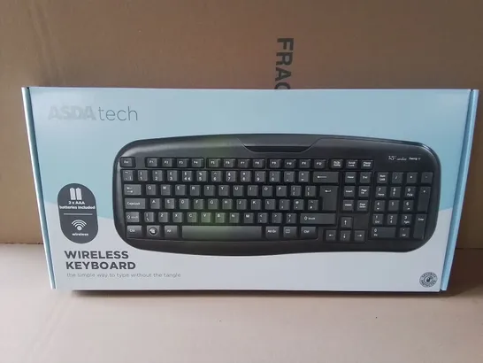 LOT OF 4 BOXED BRAND NEW WIRELESS KEYBOARDS