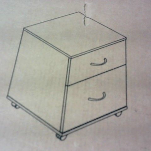 FILE CABINET WITH DRAWERS (WHITE)