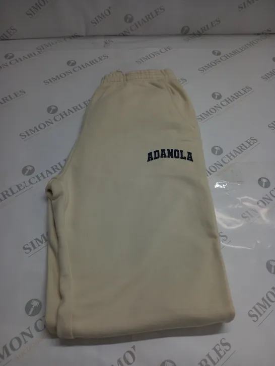 ADANOLA VARSITY SWEATPANTS SIZE S