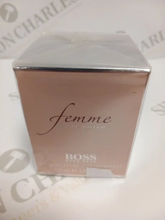 BOXED AND SEALED HUGO BOSS FEMME EAU DE PARFUM 50ML