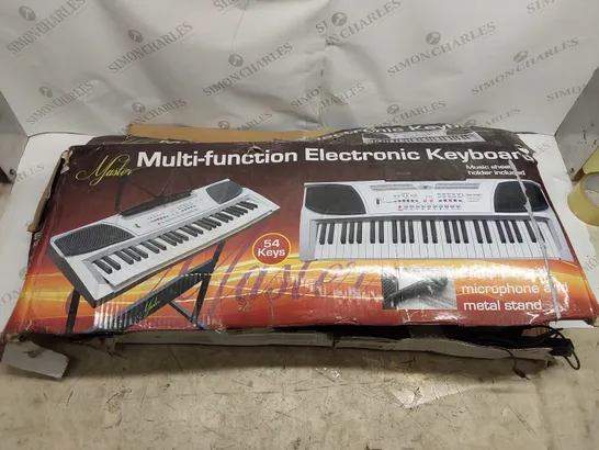 BOXED MASTER MULTIFUNCTIONAL ELECTRONIC KEYBOARD (1 BOX)