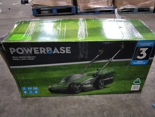 BOXED PO37CM 1600W ELECTRIC ROTARY CORDED LAWN MOWER