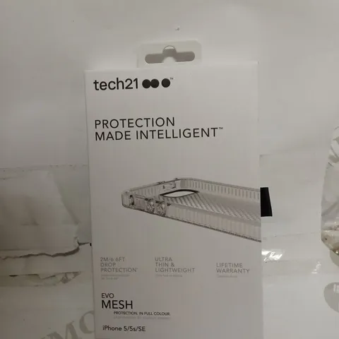 LOT OF 79 X TECH21 EVO MESH CLEAR CASE FOR APPLE IPHONE 5/5S/SE - CLEAR/WHITE  