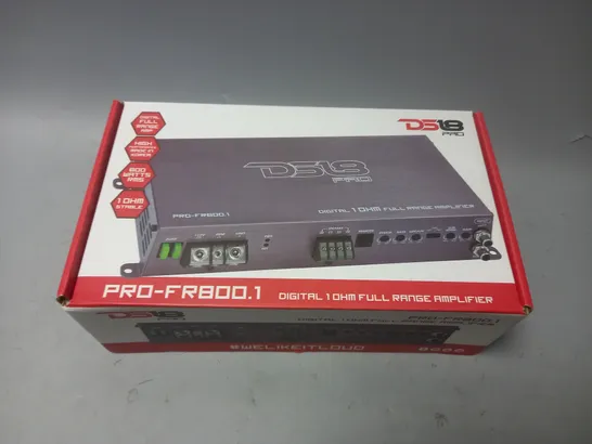 BOXED DS18 PRO-FR800.1 DIGITAL 1 OHM FULL RANGE AMPLIFIER 