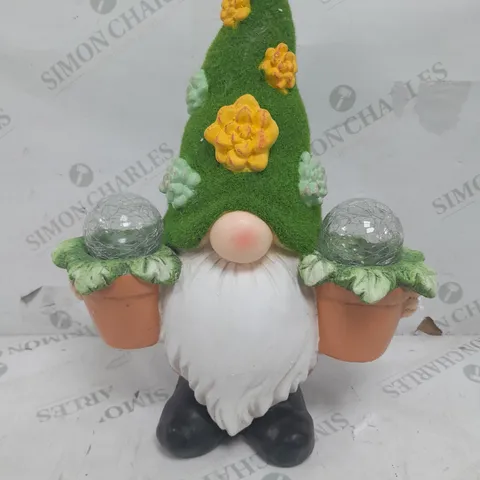 GNOME THEMED GARDEN SOLAR LIGHT