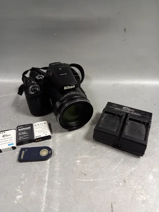 NIKON COOLPIX P900 DIGITAL CAMERA & ACCESSORIES 