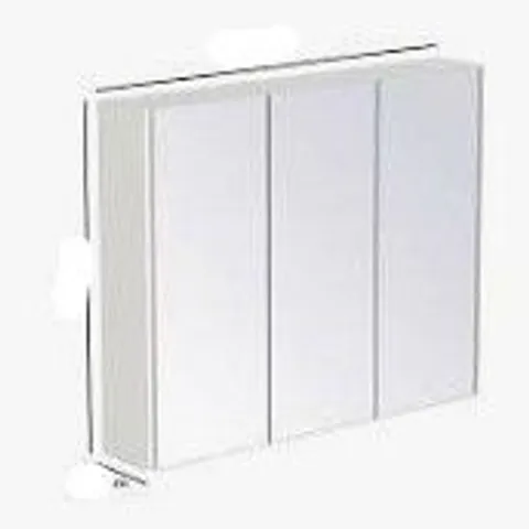 BOXED WHITE THREE DOOR CABINET 0025WH
