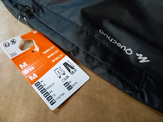 QUECHUA BLACK WATER PROOF PANTS - W30 L31