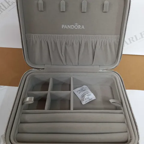 PANDORA GREY EMPTY JEWELLERY BOX 