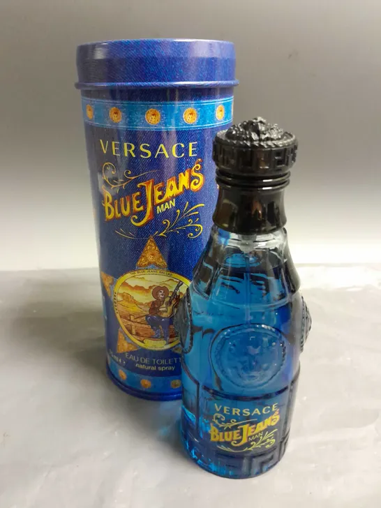 BOXED VERSACE BLUE JEANS MAN EAU DE TOILETTE SPRAY 75ML