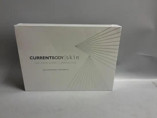 BOXED AND SEALED CURRENTBODY SKIN LED NECK AND DEC PERFECTOR 