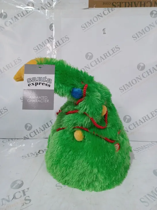 BOXED SANTA EXPRESS ANIMATED CHARACTER HAT - CHRISTMAS TREE