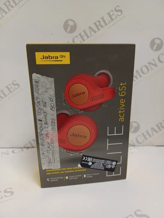 BOXED JABRA ELITE ACTIVE 65T EARBUDS