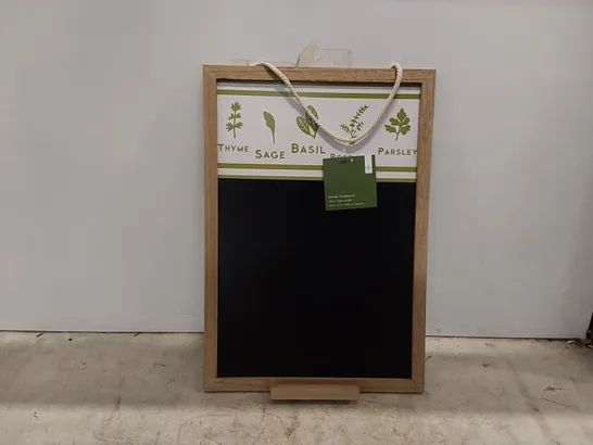 BAGGED KENDAL CHALKBOARD WITH CHALK HOLDER // W32 X D3 X 46CM APPROX. (1 ITEM)