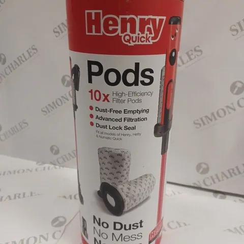 HENRY QUICK 10-PACK OF HIGH EFFICIENCY PODS