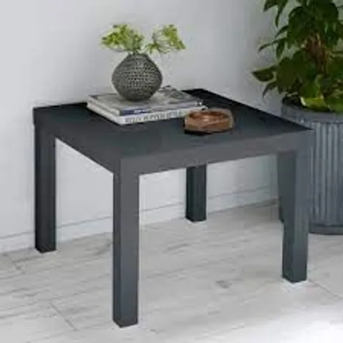 BOXED MONROE SMALL DINING TABLE - BLACK GLOSS (2 BOXES)