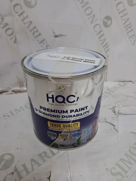 BOXED HQC ANTI MOULD PAINT - 1L BRILLIANT WHITE - COLLECTION ONLY 