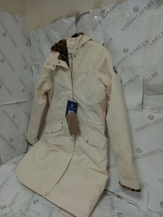 VANILLA REGATTA WATERPROOF FAUX FUR LADIES COAT SIZE 10