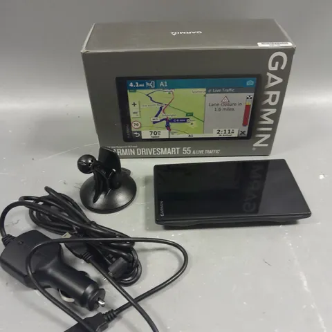 BOXED GARMIN DRIVESMART 55 SAT-NAV 