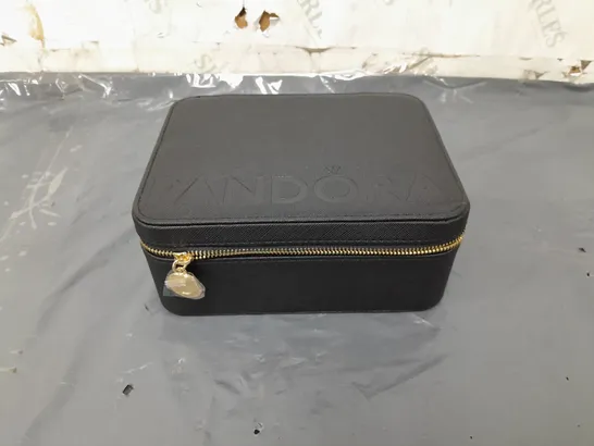 BLACK PANDORA JEWELLERY BOX 