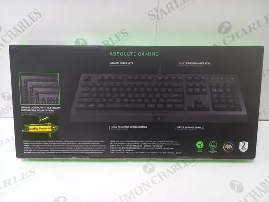 BRAND NEW BOXED RAZER CYNOSA LITE ESSENTIAL GAMING KEYBOARD