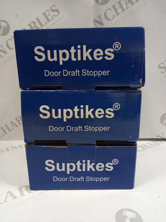 BOX OF 3 SUPTIKES DOOR DRAFT STOPPER 