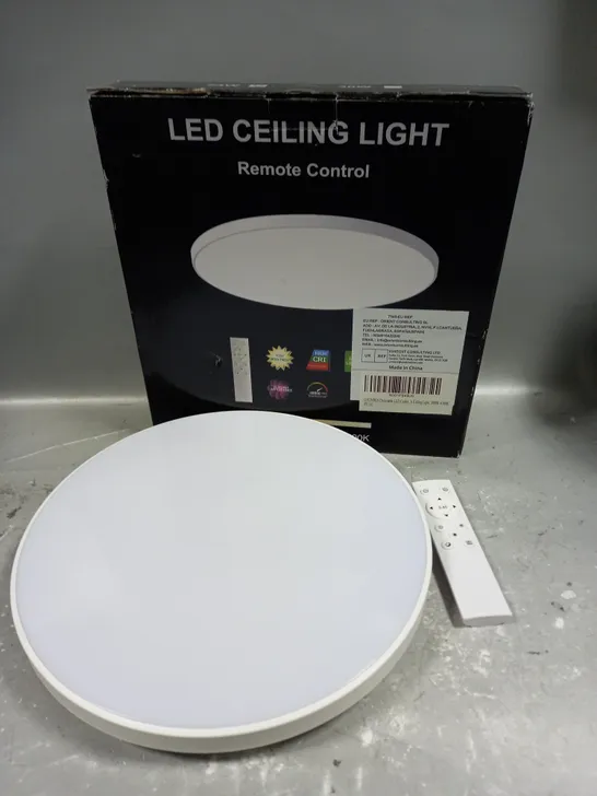 BOXED REMOTE CONTROLLED LED CEILING LIGHT 