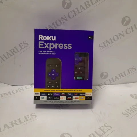 ROKU EXPRESS TV SMART STICK-HD STREAMING MEDIA PLAYER