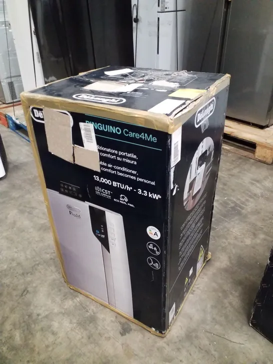 BOXED DELONGHI PINGUINO PACEX130 PORTABLE AIR CONDITIONER - UNPROCESSED RAW RETURN