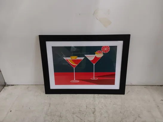 BOXED RETRO COCKTAIL VOL. 1 - SINGLE PICTURE FRAMED