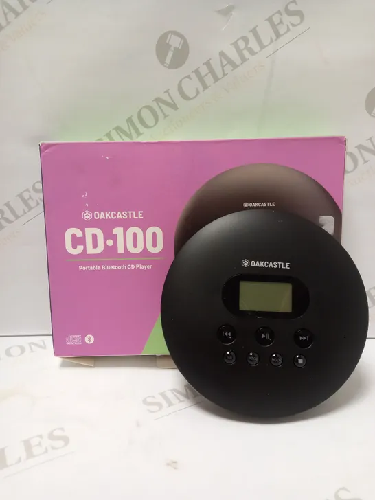 OAKCASTLE CD100 PERSONAL RETRO PORTABLE CD PLAYER