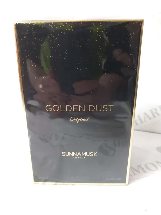 BOXED AND SEALED SUNNA MUSK GOLDEN DUST ORIGINAL EAU DE PARFUM 100ML