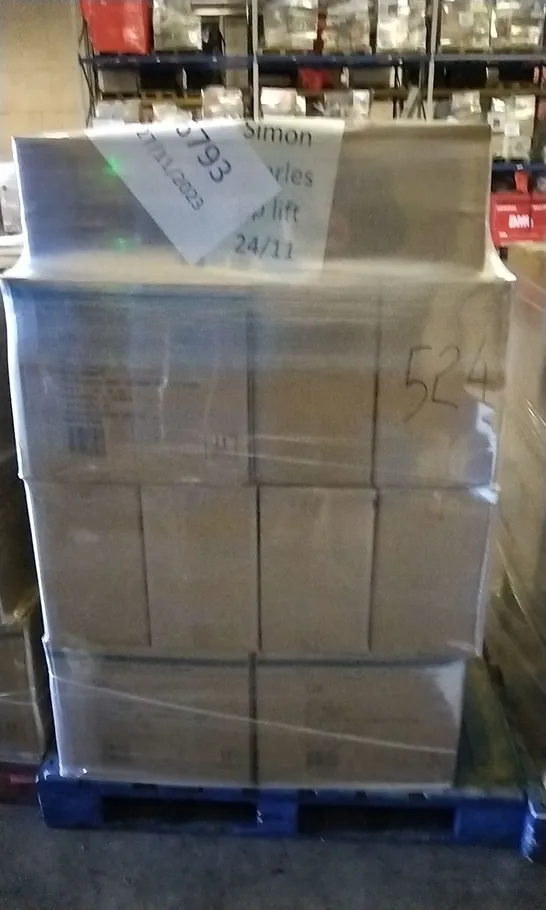 PALLET OF APPROXIMATELY 30 X BOXES OF BRAND NEW GEORGE HOME 500ML MINT CERAMIC CLIP LID JARS - 24 JARS PER BOX 