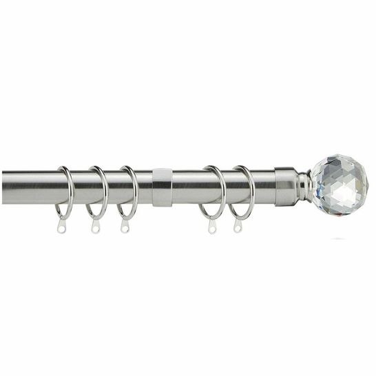 BOXED CURTAIN POLE SET - 5CM H X 140CM W