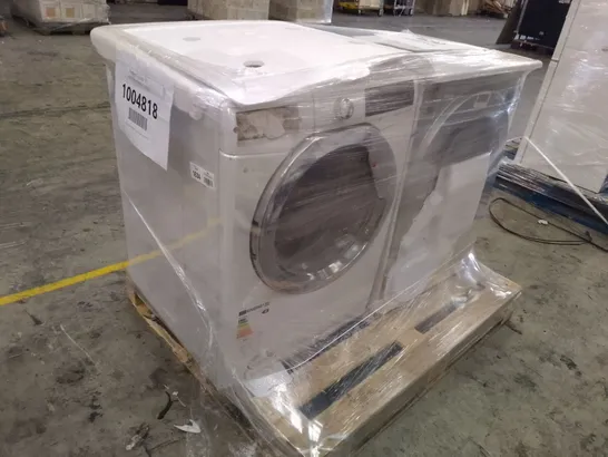 HOOVER HLEV9LG FREESTANDING VENTED TUMBLE DRYER AND HOOVER H-WASH 500 FREESTANDING WASHING MACHINE