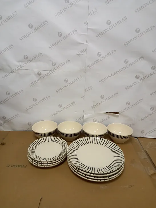 MONO DASH 12 PC DINNER SET RRP £50