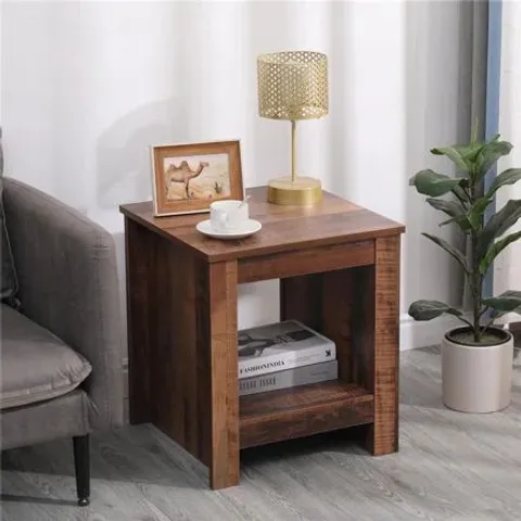 BOXED WIDNER SIDE TABLE WITH STORAGE 